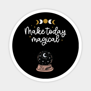 Make Today Magical with Moons and Mystic Crystal Ball Magnet